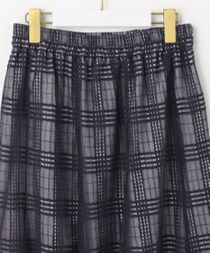 ANY SIS L レーシーチェック スカート