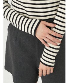 earth music&ecology やわらかタッチリブタートルネックプルオーバー