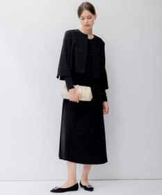 23区 【APPLAUDIR】トリアセドライスムース ドレープドレス