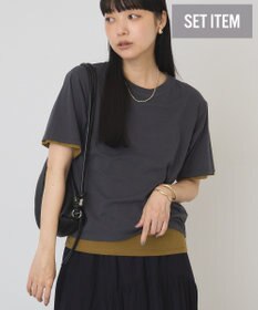 AMERICAN HOLIC 【2点セット】レイヤードシアーTシャツ