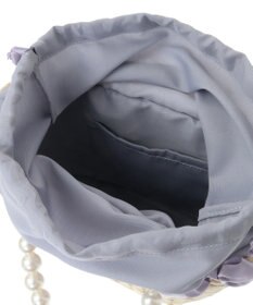 Maison de FLEUR EC限定パールハンドルリボンカゴバッグ