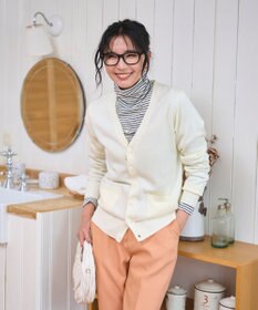 WEGO 【WEB限定/2025年秋冬新作//洗濯OK/毛玉レス/MLXLサイズ展開/オフィス/カジュアル】ベーシックニットカーディガン