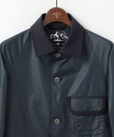 JOSEPH ABBOUD MOUNTAIN 【ストレッチ】ヴィンテージワックスストレッチアウトドア ブルゾン