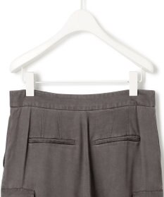 ICB L 【洗える】 キュプラピグメントクロス カーゴパンツ