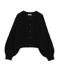 earth music&ecology ポップコーンケーブルカーディガン