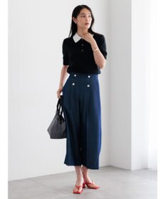 Te chichi ハーフスリーブニットポロ