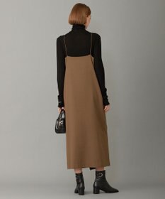 ICB L 【洗える】ウール2WAYストレッチ キャミソールワンピース