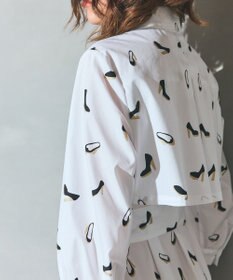 GRACE CONTINENTAL ヒールプリントシャツドレス