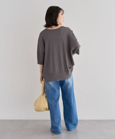 Green Parks 刺繍コードＶネックフレンチカーディガン