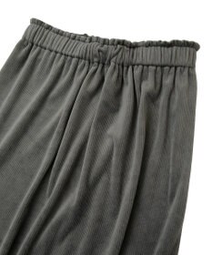 Green Parks ぽかぽか裏起毛ベロアＩラインスカート