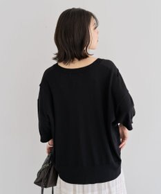 Green Parks 刺繍コードＶネックフレンチカーディガン