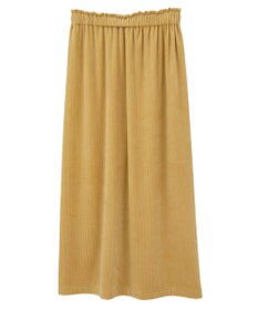 Green Parks ぽかぽか裏起毛ベロアＩラインスカート