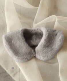 Tiaclasse エコファー付け襟ティペット