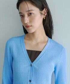 YECCA VECCA ペプラムカーディガン