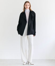 BEIGE， VESZELYITE / ラップショートトレンチコート