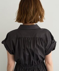 YECCA VECCA 【ORGABITS】タックシャツワンピース