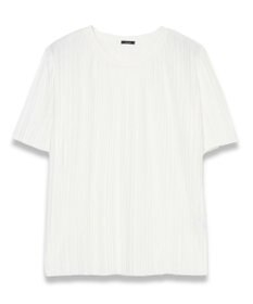 JOSEPH 【洗える】プリーテッドジャージー　ラウンドネックTシャツ