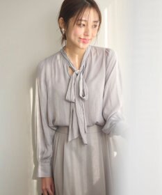 Feroux 【洗える】リボンタイ ブラウス