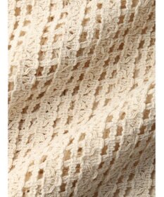 Green Parks インド綿　レース編みカーディガン