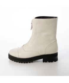 ing <ing>【サスティナブルシリーズ】タンクソールフロントジップブーツ