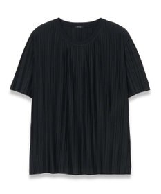JOSEPH 【洗える】プリーテッドジャージー　ラウンドネックTシャツ