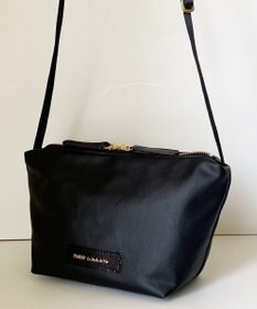 Hekhèr Le Style de Vie 新型追加【日本製 / 汚れにくい】PUコートコットンキャンバス×牛革付属 ショルダーバッグ