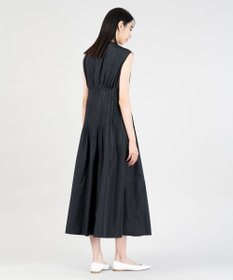 23区 L 【エステータ】シャイニータフタ ピンタック ワンピース