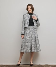 GRACE CONTINENTAL ミックスツイードジャケット