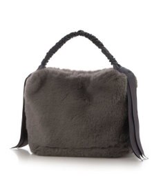 UNBILLION カシュカシュ cachecache / 下がりグログランワンハンドルエコファートート