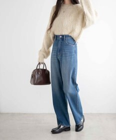 WEGO ルーズストレートデニムパンツ