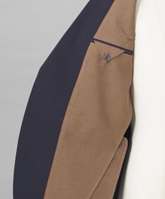 GOTAIRIKU 【御幸毛織】 WOOL×SOLOTEX ストレッチスーツ（平織/ネイビー）