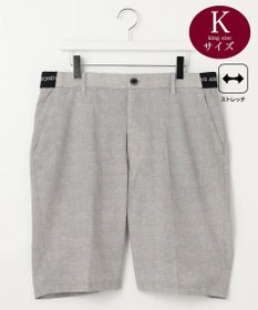 23区GOLF 【MEN】【キングサイズ/ストレッチ】クールドット柄ハーフパンツ