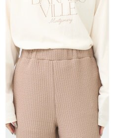 earth music&ecology ぽこぽこスリットパンツ