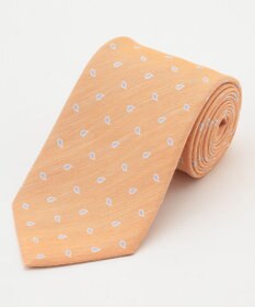 J.PRESS MEN 【SILK LINEN COLLECTION】ペイズリー柄 ネクタイ