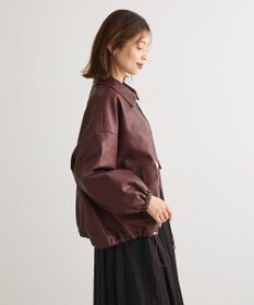 Green Parks ・ＥＬＥＮＣＡＲＥ　ＤＵＥ　フェイクレザーブルゾン