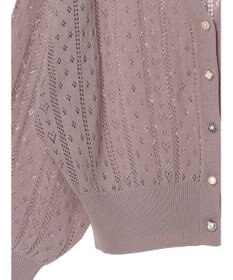 earth music&ecology キラキラボタンハートカーディガン