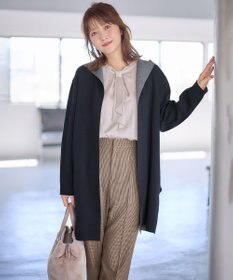 ANY SIS 【洗える】メタルパーツボウタイ ブラウス 長袖