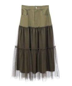 Green Parks ・ELENCARE DUE ハイブリットティアードスカート