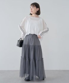 Green Parks ・ELENCARE DUE ハイブリットティアードスカート