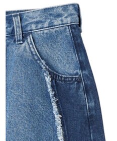 earth music&ecology Ｌｅｅ×ｅ．ｍ．ａ．ｅ　切替デニムスカート