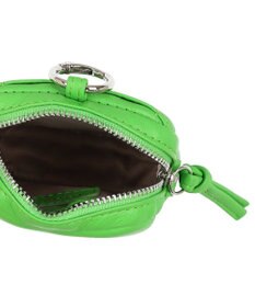 UNBILLION ペルケ perche / 蛍光レザーストラップ付き・チャームポーチショルダー