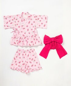 ANY KIDS 簡単帯付き 甚平セット