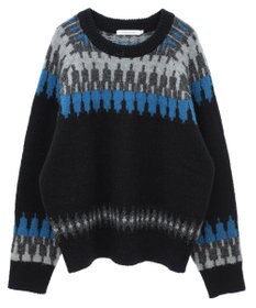 AMERICAN HOLIC ノルディック柄ニットプルオーバー