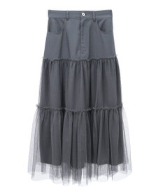 Green Parks ・ELENCARE DUE ハイブリットティアードスカート