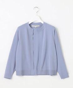 自由区 【洗える・XSサイズあり】クレープストレッチ カーディガン