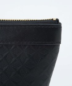 TOPKAPI 【TREASURE TOPKAPI】スムースレザー 幾何柄 マルチケース バッグチャーム