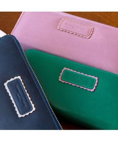 tsumori chisato CARRY シンプルバイカラー ラウンドファスナー長財布