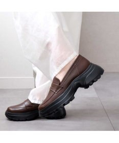 Pointer 日本製 本革 厚底ローファー