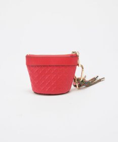 TOPKAPI 【TREASURE TOPKAPI】スムースレザー 幾何柄 マルチケース バッグチャーム