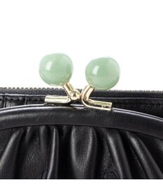 UNBILLION perche ジェムストーンがま口二つ折り財布